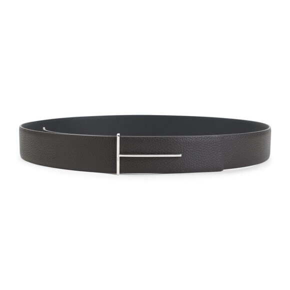 Tom Ford Other - Tom Ford Textured Calf Leather Belt With Rectangular Metallic Buckle - NWT